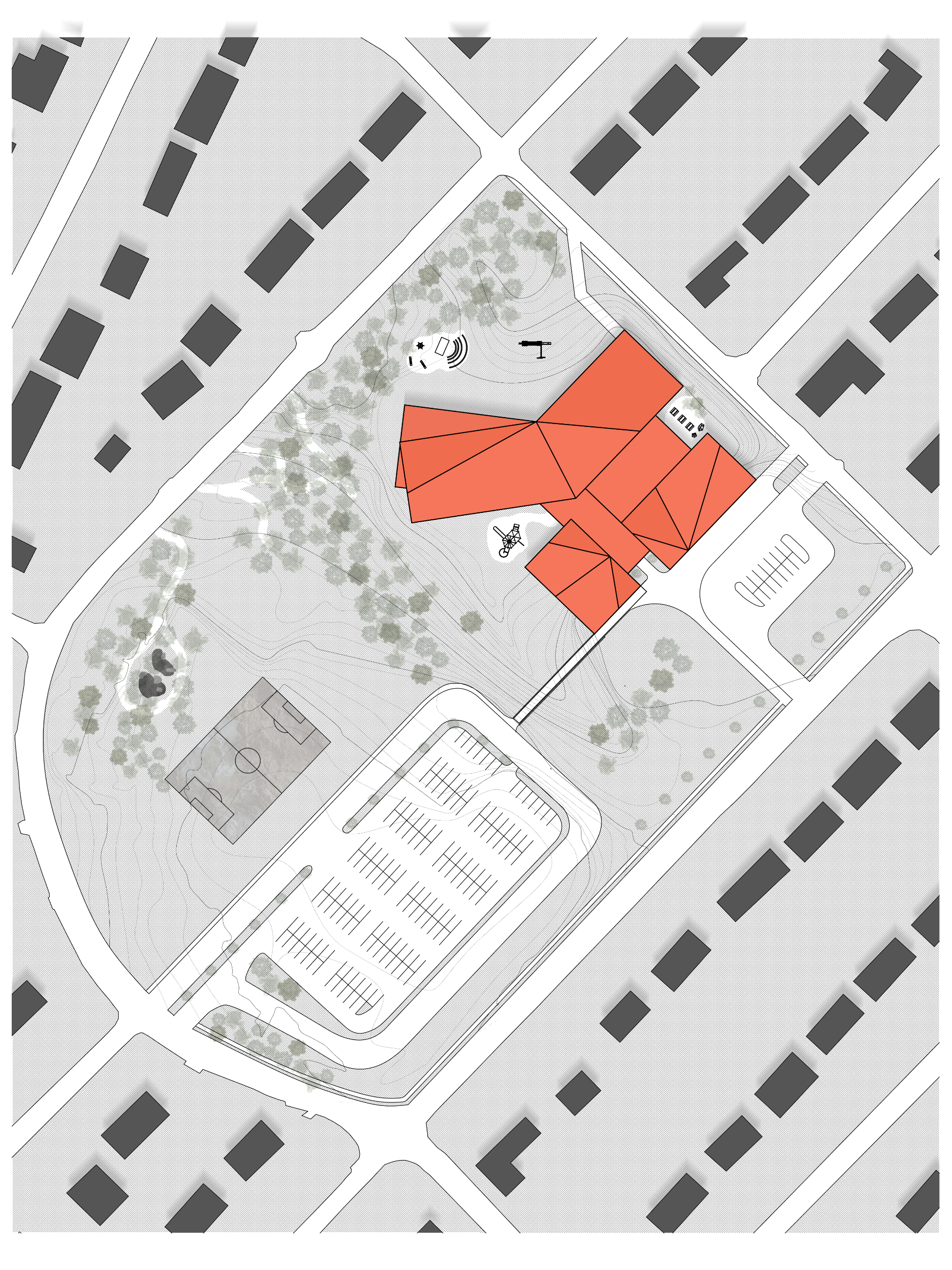 Forest Lake Elementary site plan
